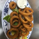 Beer battered onion rings